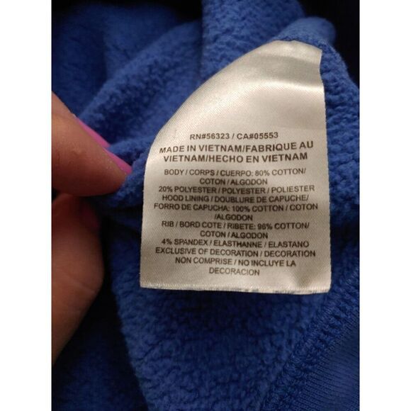 Nike Men's Size Medium Blue Fleece Pullover Hoodie Sweatshirt. - Picture 2 of 10